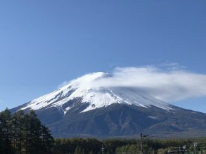 雪化粧の富士山*