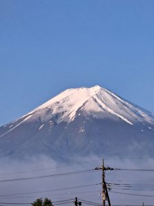 富士山積雪