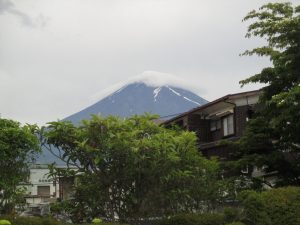 富士山笠雲